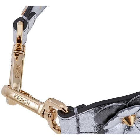 fendi flower strap black|fendi straps for handbags.